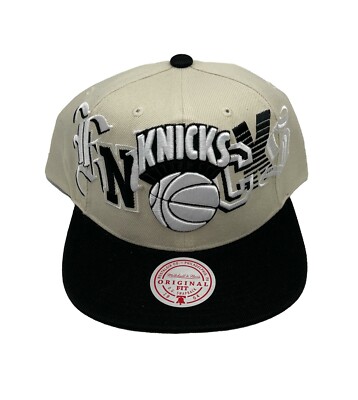 Mitchell & Ness New York Knicks Hype Type HWC Cream Adjustable