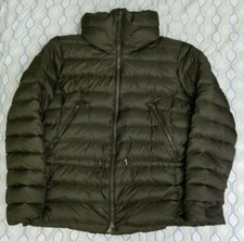 Womens Ralph Lauren Rlx Mock Neck Down Puffer Jacket Green Dark Loden Puffy Xl