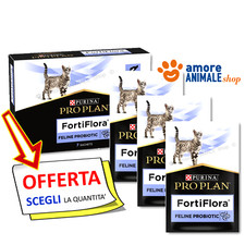 PURINA Cat PRO PLAN Fortiflora → 7 / 30 Bustine da 1 gr - Probiotici Gatto Gatti img