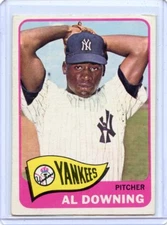 1965 TOPPS BASEBALL #598 AL DOWNING "SP", NEW YORK YANKEES, 111418