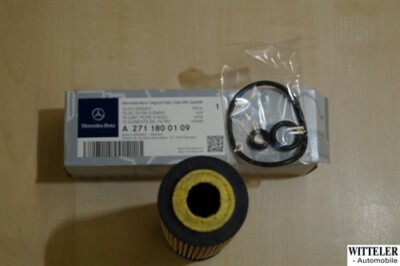 Ölfilter Teilesatz Filtereinsatz A0001802609 Original Mercedes-Benz
