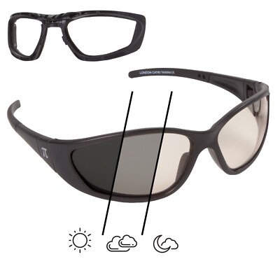 Motorradbrille Piwear London 24 DCL selbsttönend
