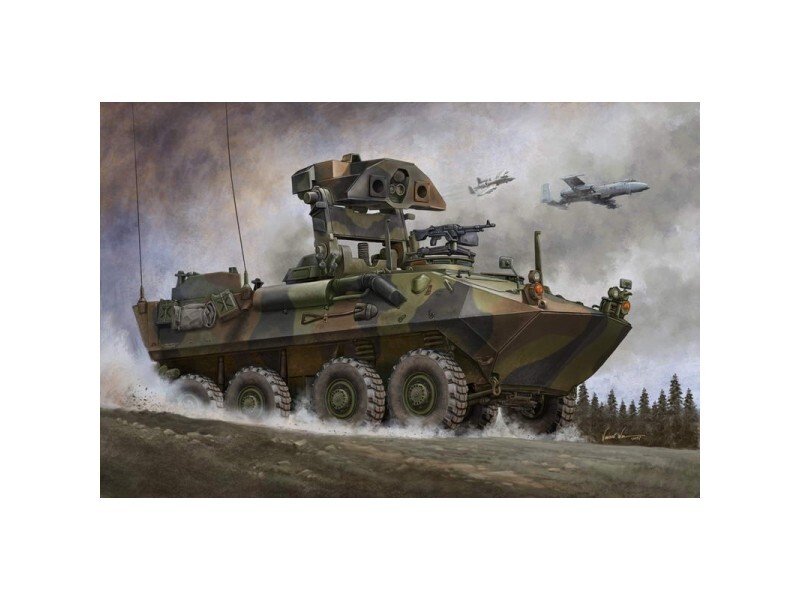 MODELLISMO MILITARE TRUMPETER USMC LAV-AT LIGHT ARMORED VEHICLE ANTITANK KIT MON