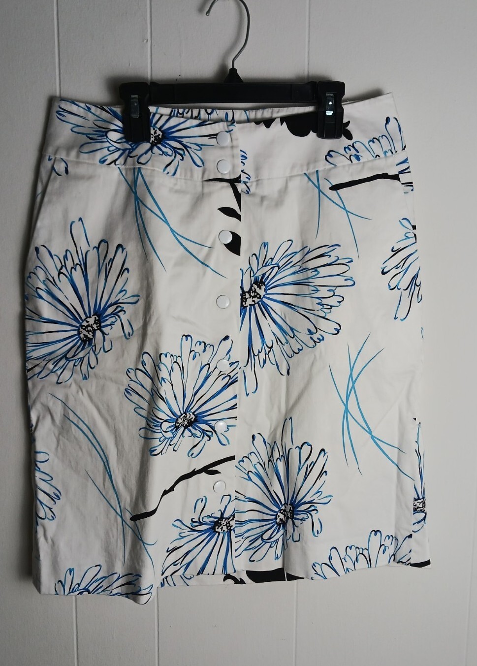 Grace Elements White Floral Button Down Skirt Wom… - image 8