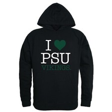 Portland State University Vikings PSU NCAA College I Love Hoodie Sweatshirt