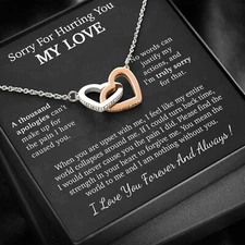 I’m Sorry Necklace Gift, Apology Gift For Her, Forgiveness Gift
