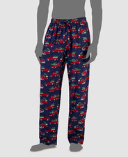 34 Club Room Men's Blue Sleepwear Plaid Lounge Cotton Pajama Pants Size XL