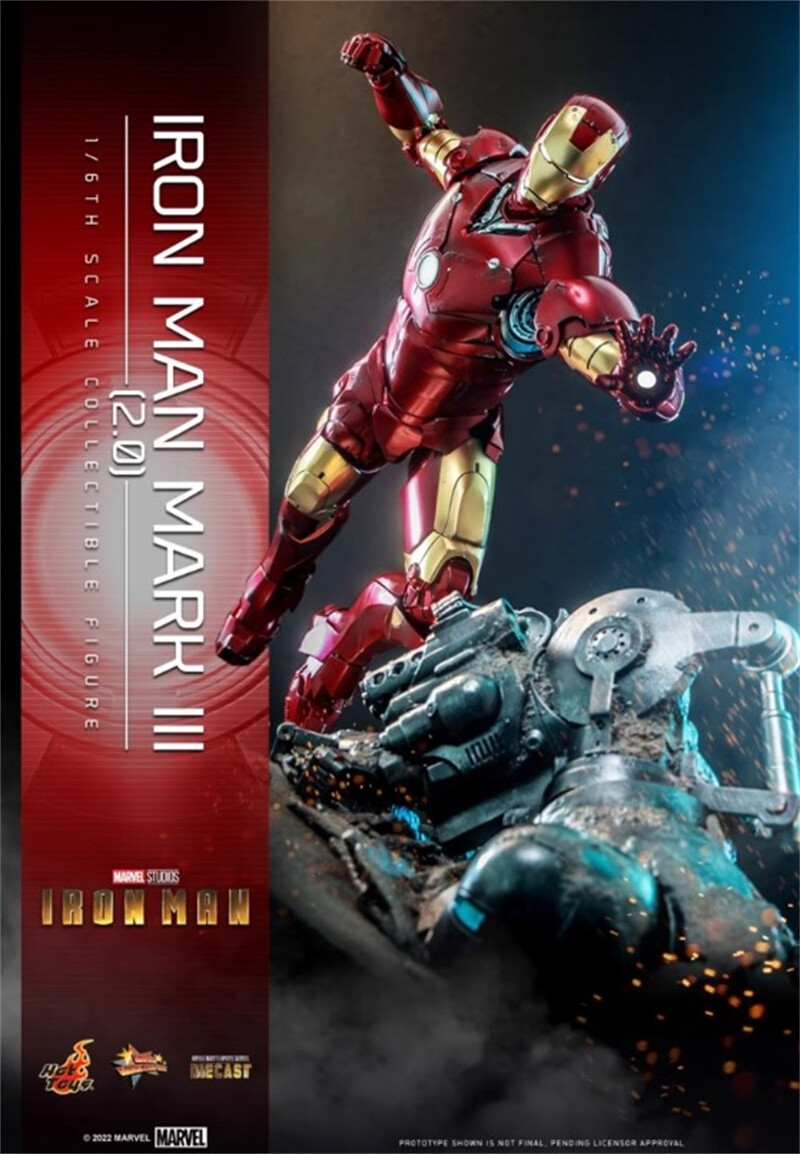 Hot Toys MMS664D48B Iron Man Mark III (2.0) Diecast 1/6 Scale