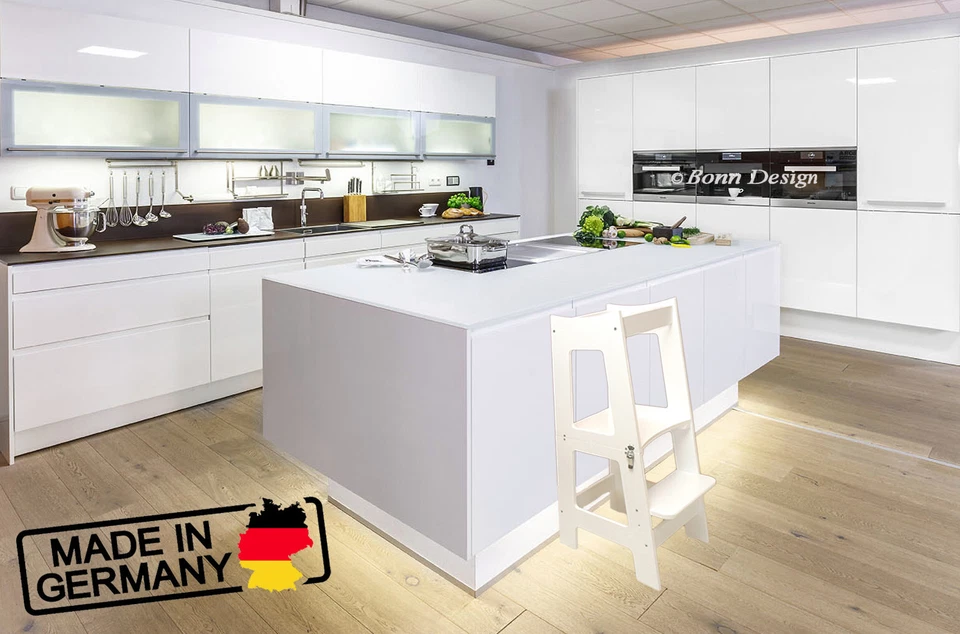 2 in 1 Montessori Learning Tower Kids Learning Tower Learning Chair High Chair Step Stool - Image 3 of 4