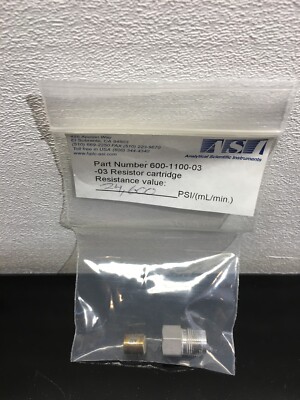ASI Analytical Scientific Inst. 600-1100-03 Resistance Value Cartridge 24K PSI