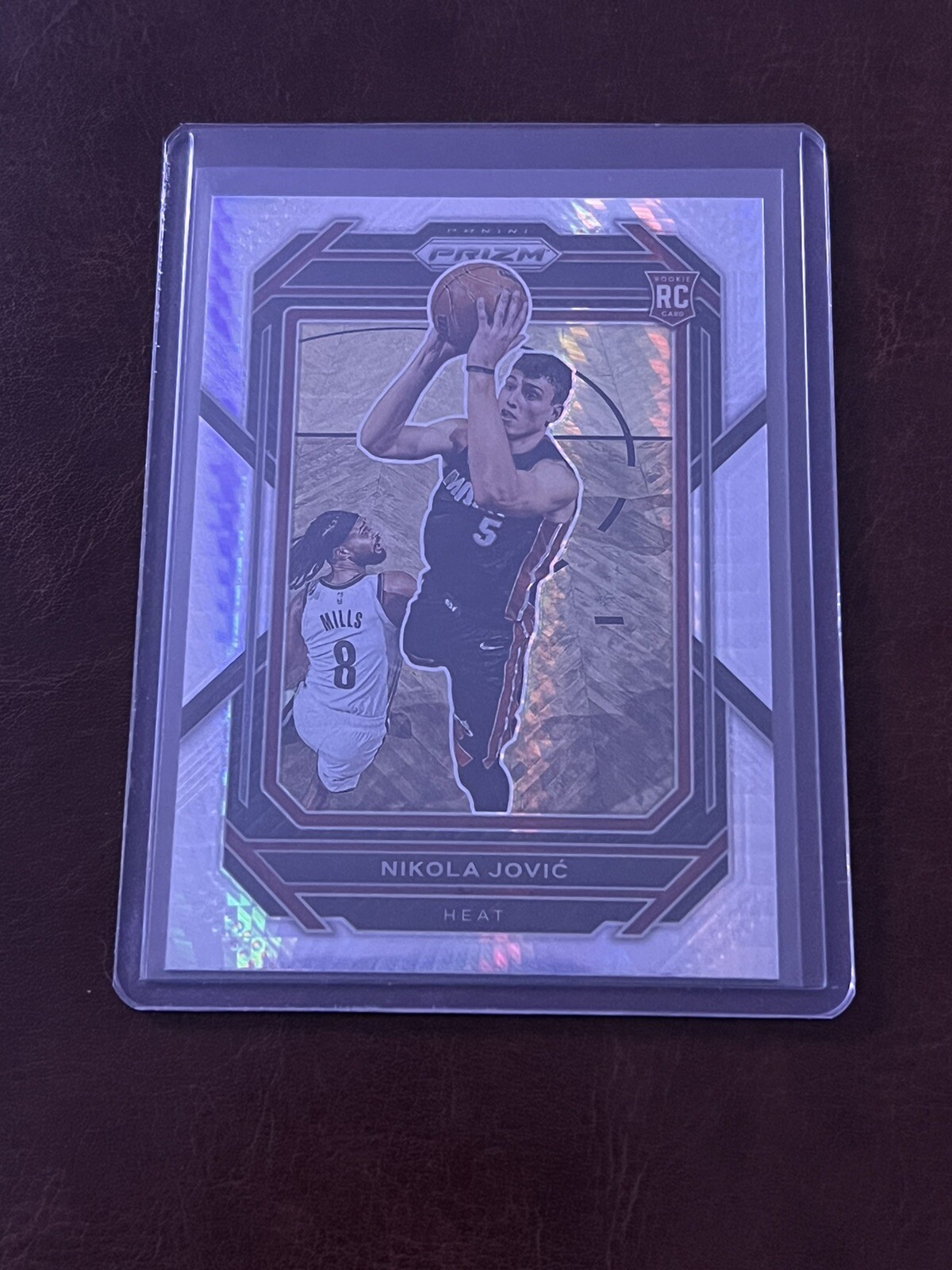Nikola Jovic 2022 NBA Prizm Rookie RC Hyper Prizm No. 236 Miami Heat