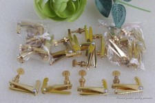 20pcs 4/4 3/4 Violin Fine Tuners Golden String Adjuster Violin Accessories