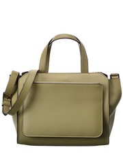 Valextra Passepartout Medium Leather Tote Women's Green
