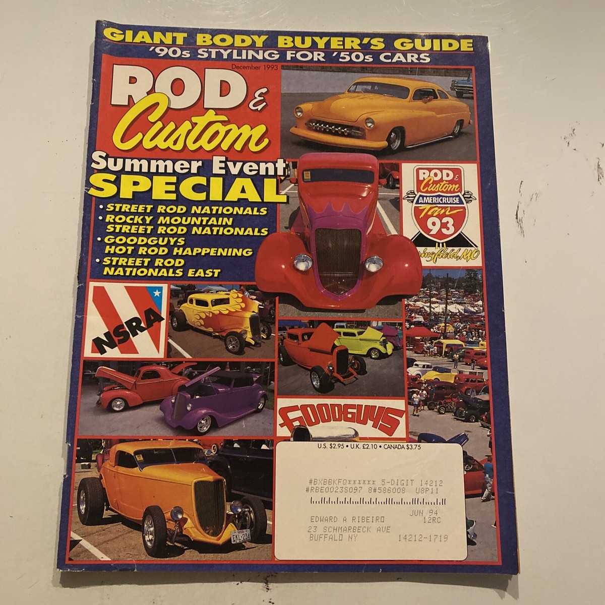 1993 December Rod And Custom Magazine The Right Stuff (CP12) | eBay