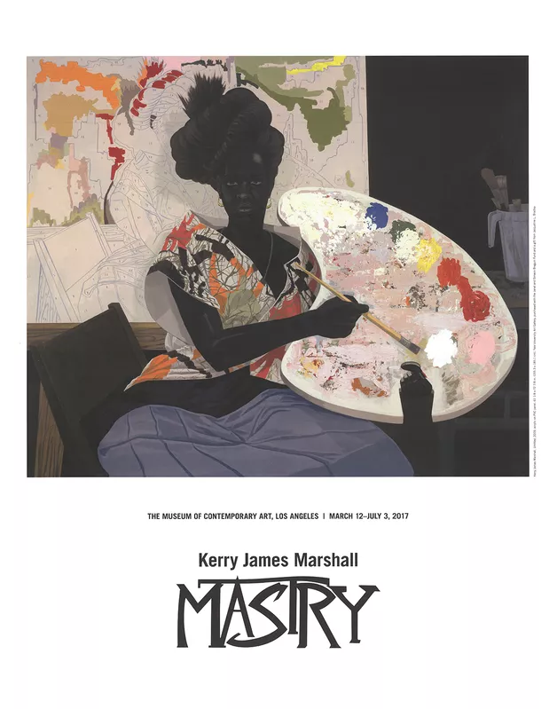 Kerry James Marshall MASTRY MOCA Exhibition Poster, UNTITLED 2017 