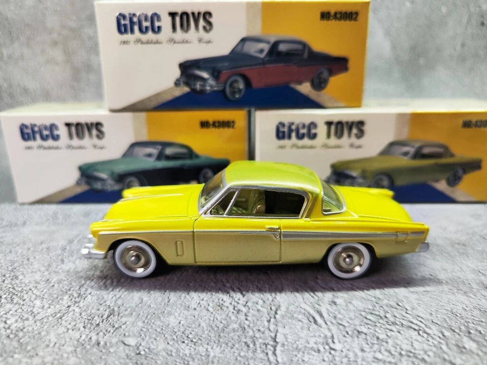 1:43 Diecast 1955 Studebaker Metal Coche Modelo Juguete Diecast Regalo Colección Foto 4 de 4