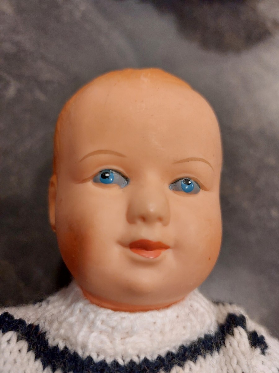 Ancienne Poupée Petitcollin Le Véritable Baigneur – Petit Colin 25 Cm (fabrication France)