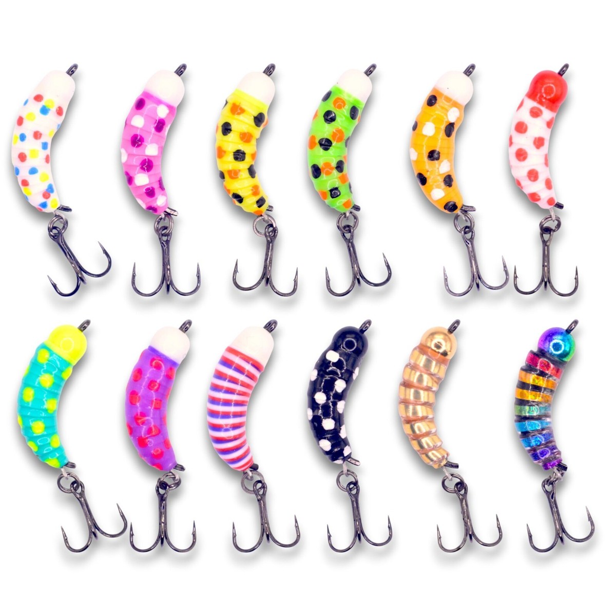KendersTungsten Mighty Maggot 1/16th oz #16 Treble Fishing Jig | eBay