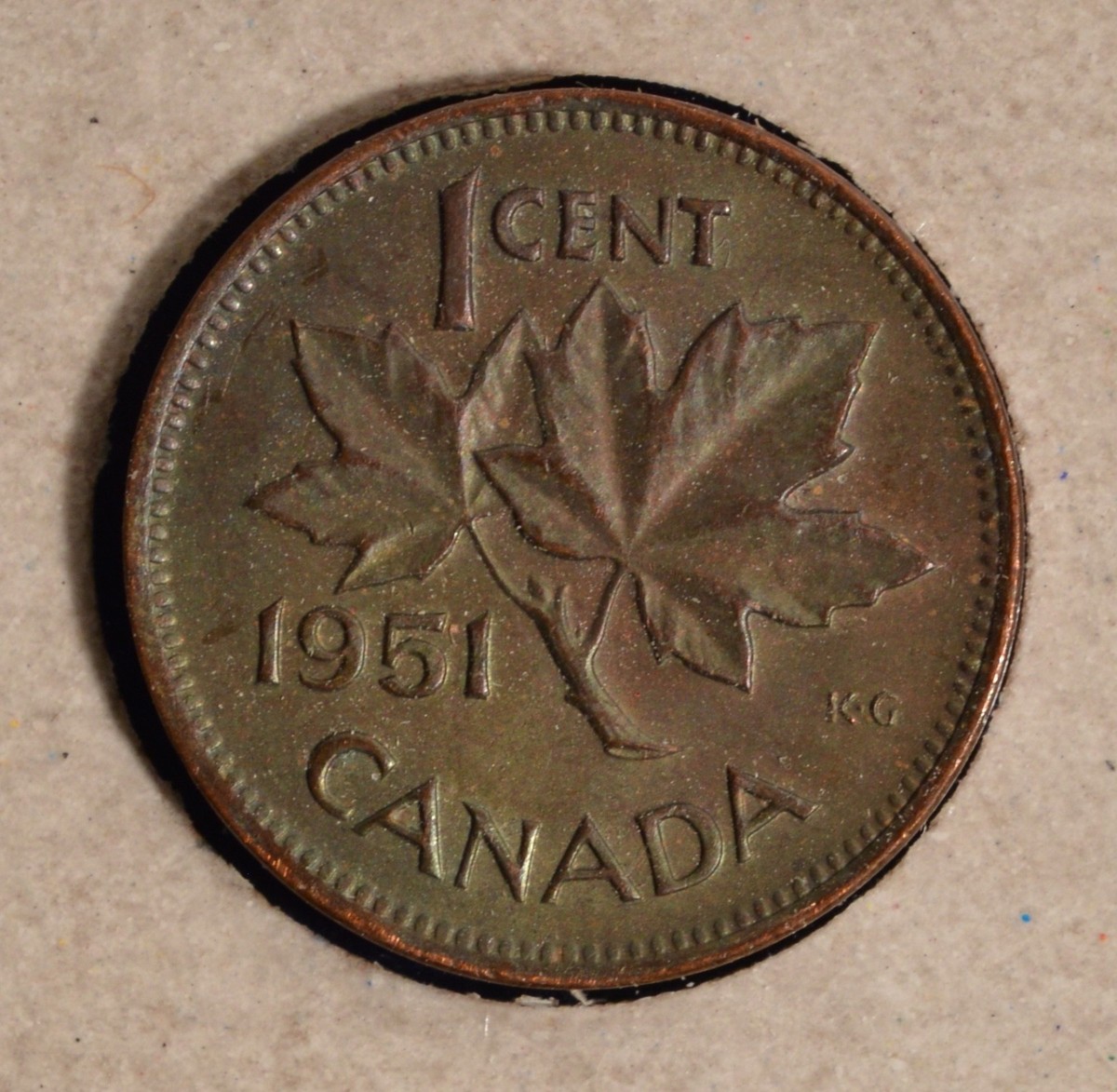 アンティークコイン ※カナダ 1951年 1セント※ 1951 Canada Penny - E/F condition ~~Inv # P-77 | eBay