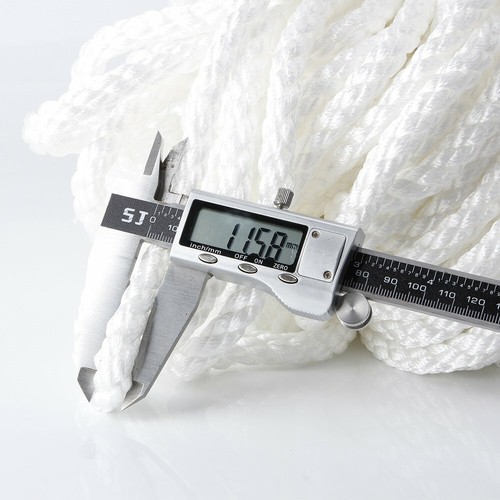1/2"x100' Twisted 3 Strand Nylon Anchor Rope & Thimble Boat Yacht Marine Line - Foto 6 di 10