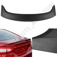 Black Car Trunk Spoiler Wing For 2013-2020 Ford Fusion Sedan 4-Door ABS Matte