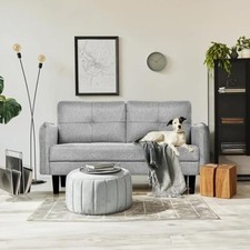 Hello-5ive 2 Seater Sofa, Modern Velvet Sofa Couch for Living Room, Bedroom