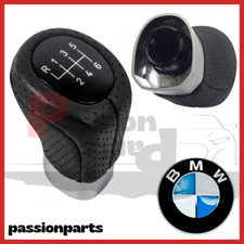 POMELLO LEVA CAMBIO 6 MARCE PELLE BMW SERIE 1 3 5 X3 X5 E87 E81 E46 E90 E91 E60