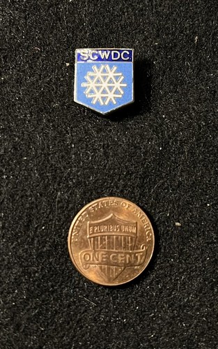 WASHINGTON DC SKI CLUB Vtg 1960’s Ski Pin Souvenir Travel Lapel (SCWDC) - 第 2/3 張圖片