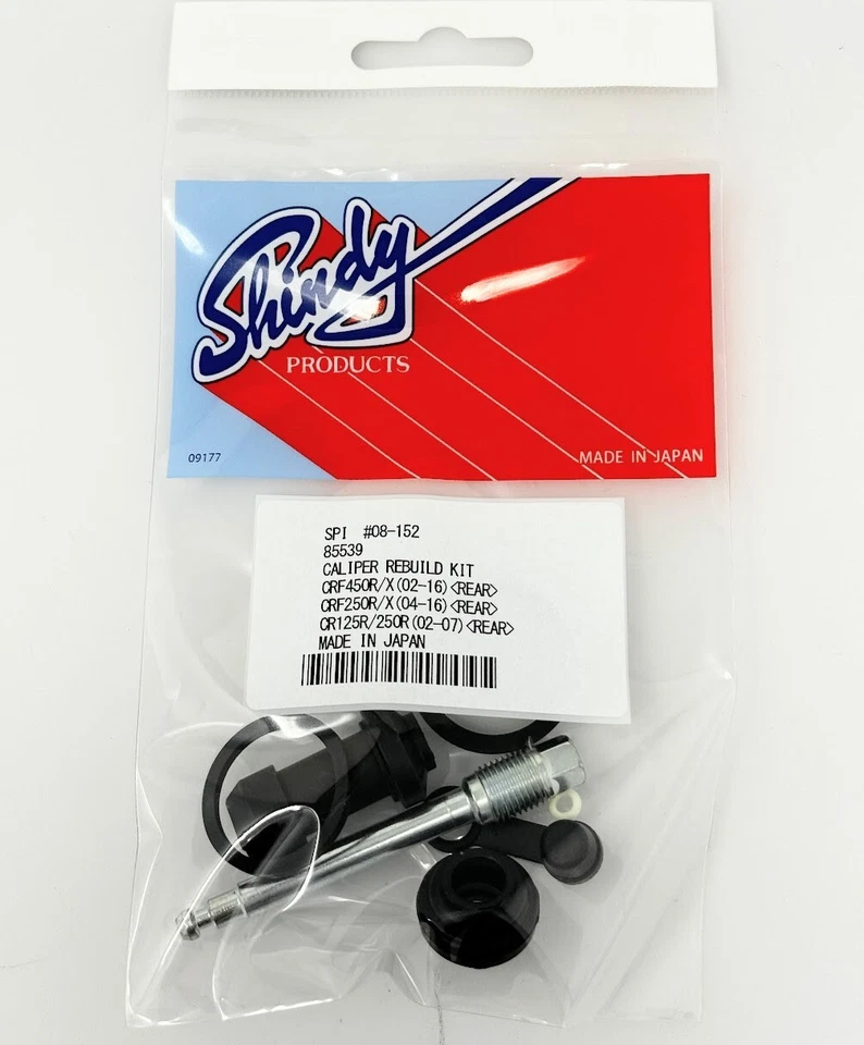 Kit de sello de pinza de freno trasera HONDA CRF450R CRF450X 2003-2009 con pasador - Hecho en Japón Foto 2 de 2