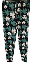 Leggings Pants Size S Shamrock Springhill St. Patrick's Day Green Celtic Myst