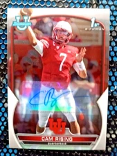 Cam Rising 2022 Bowman Chrome "U" Autograph REFRACTOR /499 #76 Cam Rising RC AUT
