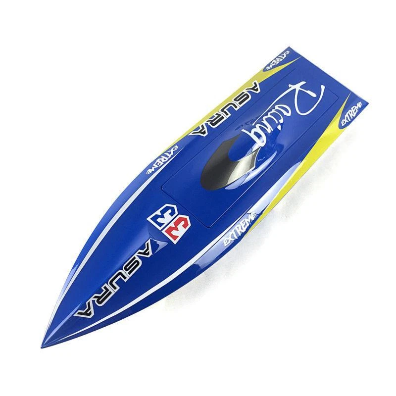 H750 Prepainted Blue Electric Racing RC Boat Hull KIT Only for Advanced Player - Image 2 of 4