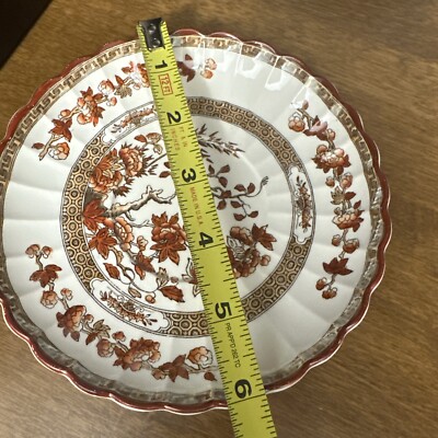 【1909年製】スポード　コープランド　インディアンツリー　スクエアプレート Copeland Spode India Tree Saucer Plate England 6” Vintage | eBay