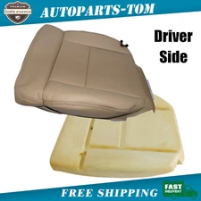 Driver Replacement Bottom Seat Cover Tan With Foam Cushion For 2004 Ford F150 US