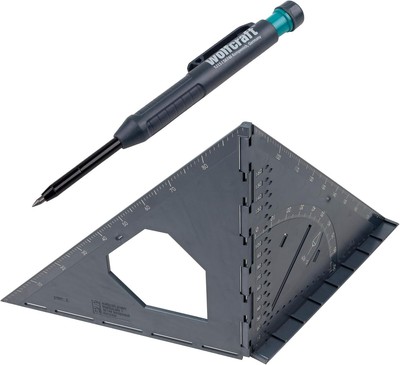 Wolfcraft Projekt-Set  Messen und Markieren  I 8659000 I Set zum Messen, Zubehör