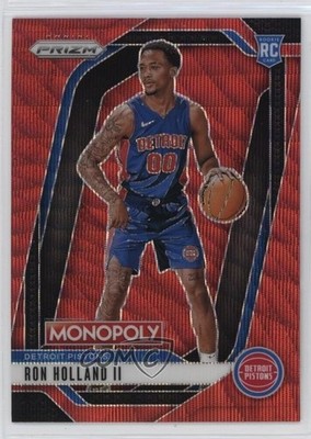 2024-25 Panini Prizm Monopoly Ruby Wave Prizm Ron Holland II #66 0v2a