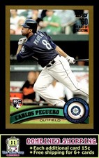 2011 Topps Update Gold #US183 Carlos Peguero Seattle Mariners RC,/2011