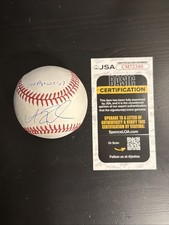 Andrew Fischer Autographed ROMLB Baseball “Go Brewers!” inscription JSA w/ case