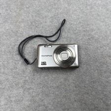 Olympus VG-140 Silver 14MP Digital Camera W/8GB SD Card And Battery