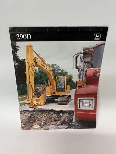 Vintage John Deere 490D Excavator Sales Brochure