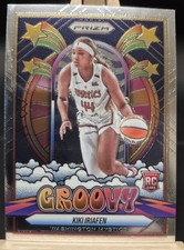 2025 Panini Prizm WNBA - Kiki Iriafen - Groovy Insert - RC #15