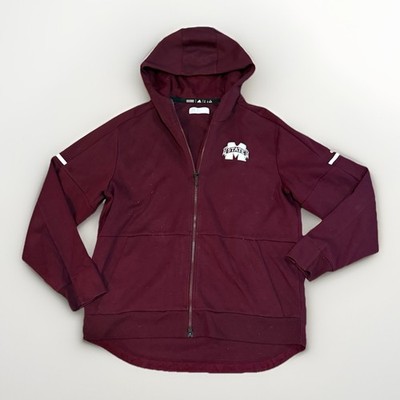 Team Issued Mississippi State Bulldogs Track Suit Jacket Adidas Size XL NCAA