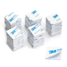 100 Pack 3M Double Sided Adhesive Foam Pads, 1.06 x 1.06 Heavy Duty Sticky Mount