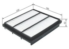 Filtre à air Mazda XEDOS 9