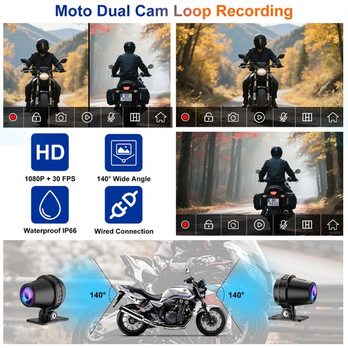 2026 New 6" Ultra-Bright Motorcycle Carplay with GPS Navigation System, TPMS, BT - Picture 5 of 9