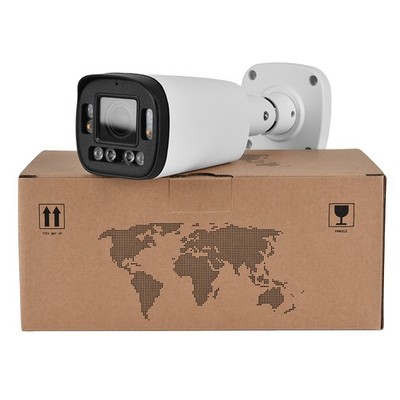 VIKYLIN 8MP 4K 5X ZOOM Bullet IP Camera Full Color IR 2-Way Audio Dual Light POE