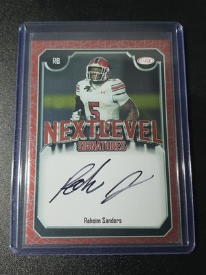 Raheim Sanders - Sage Football 2025 - Browns - on Card Auto - Next Level