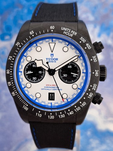 2025 Tudor CARBON 25 Black Bay Chrono – FULL SET – M79377KN-0001 EXCELLENT