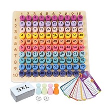 Wooden Montessori Multiplication Board Game: Math Educational Toys ... Fast Ship