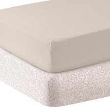 Organic Muslin Crib Sheets, Soft and Breathable Bedding for Baby Girls or Boy...